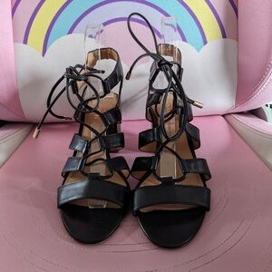 Coach Larissa Heeled Block Sandal (6.5)